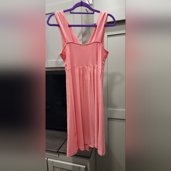 Star Vixen Stretchy Coral Sleeveless Dress - Picture 2 of 6